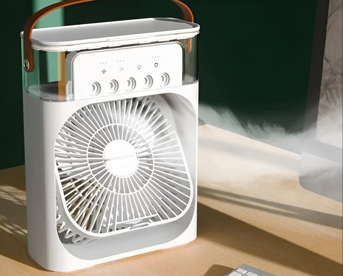 Frost Air Ice Fan For Instant Portable Cooling Sleep Fan-Humiii