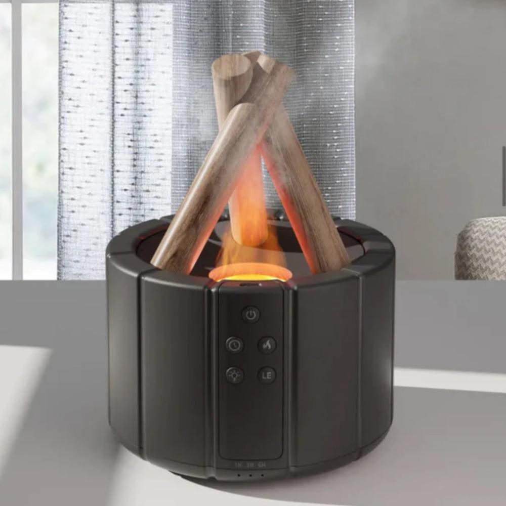 Ultra Quiet Aromatherapy Diffuser with Simulated Flame-Humiii
