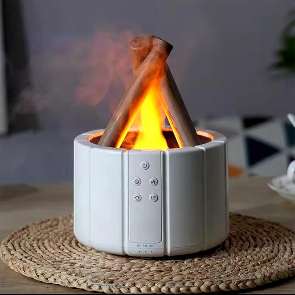 Ultra Quiet Aromatherapy Diffuser with Simulated Flame-Humiii