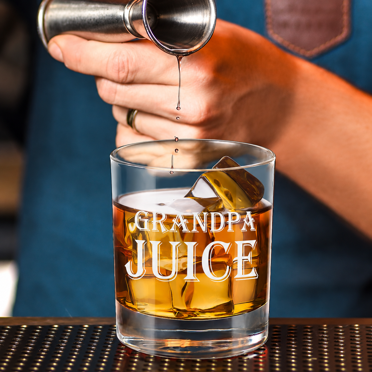 12Oz Whiskey Glass Gift With Wooden Box