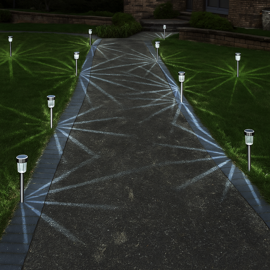 Driveway Solar Path Lights With Ground Stakes-Humiii