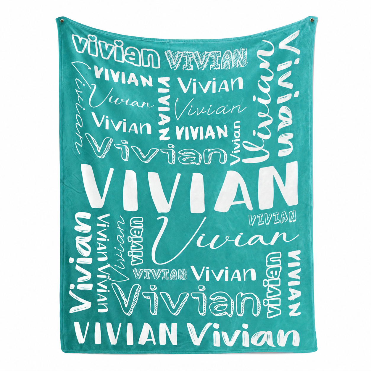 Personalized Photo And Text Blanket