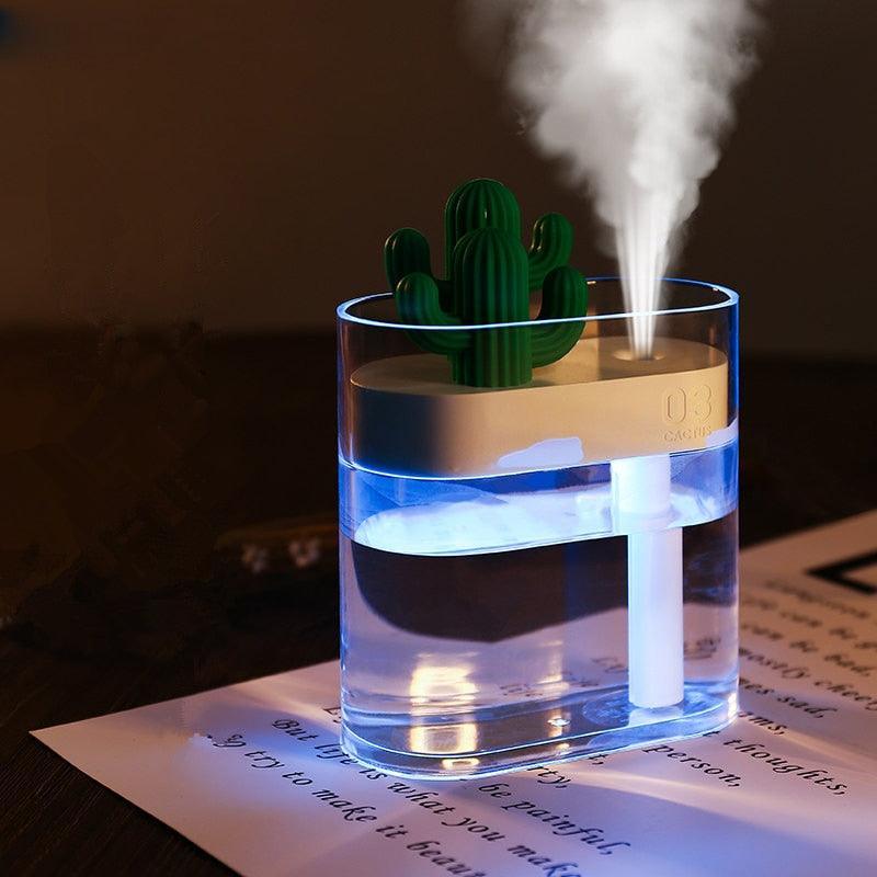 Cactus Ultrasonic Air Humidifier for Bedroom and Office Use-Humiii