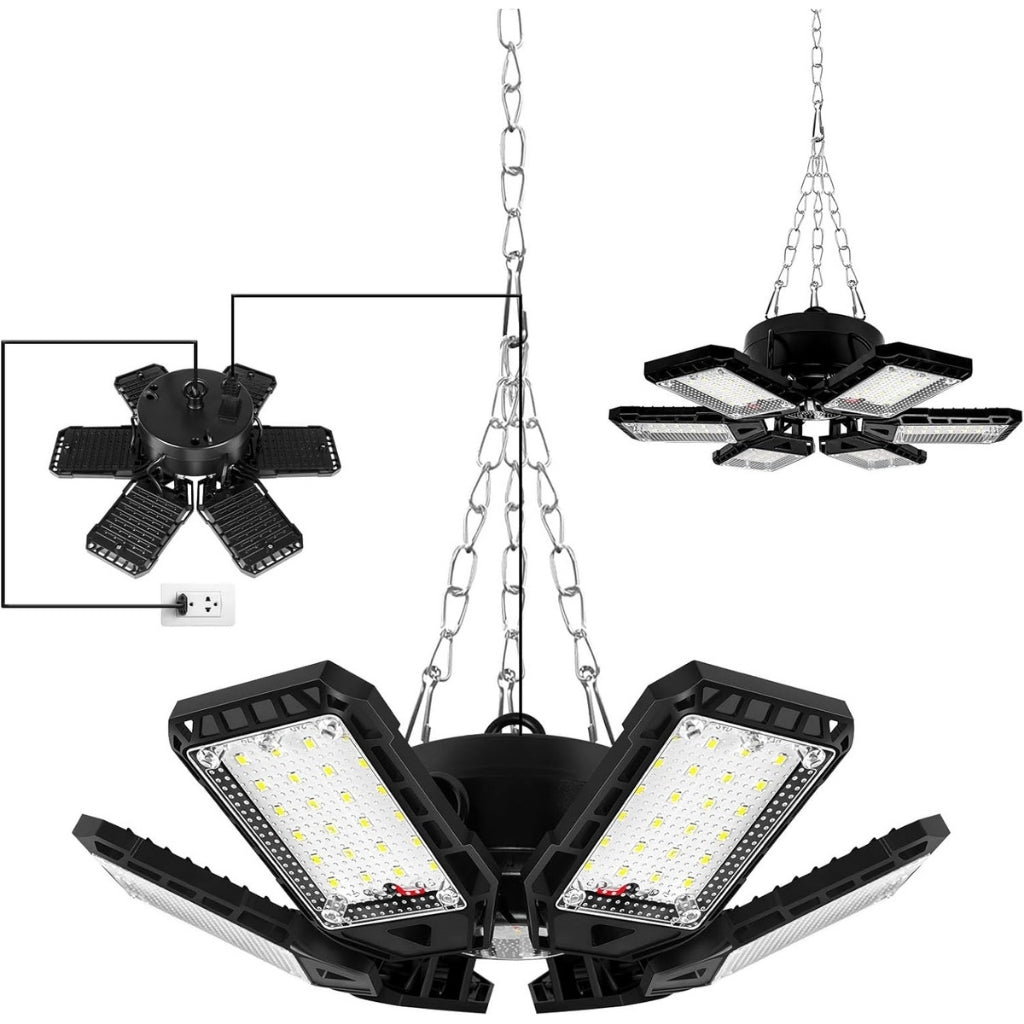 Foldable LED Garage Light-Humiii
