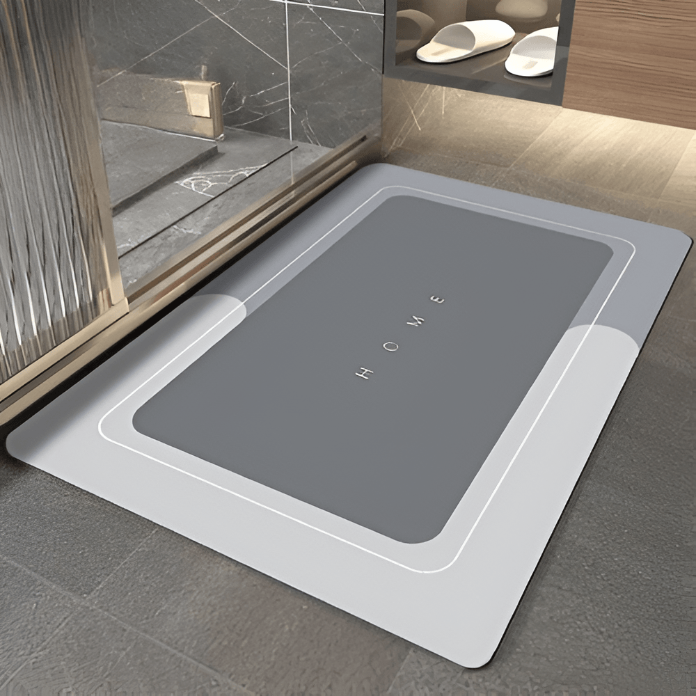 Absorbent Kitchen Mat With Rubber Back And Quick Dry Fabric-Humiii