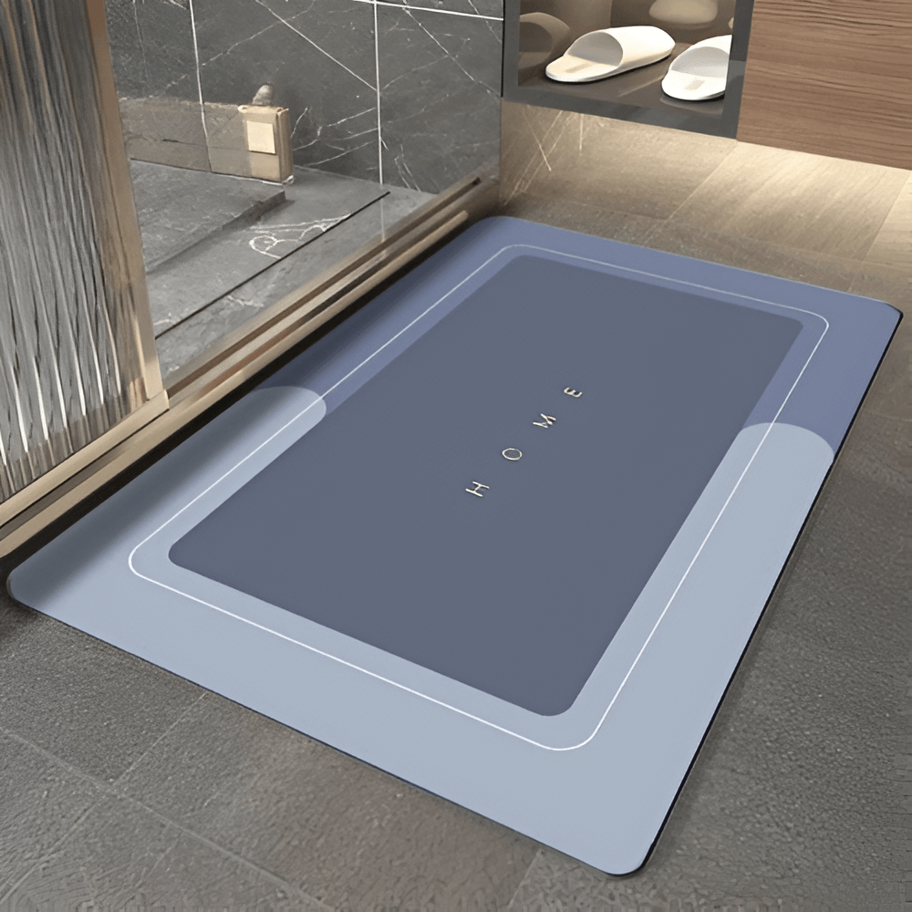 Absorbent Kitchen Mat With Rubber Back And Quick Dry Fabric-Humiii