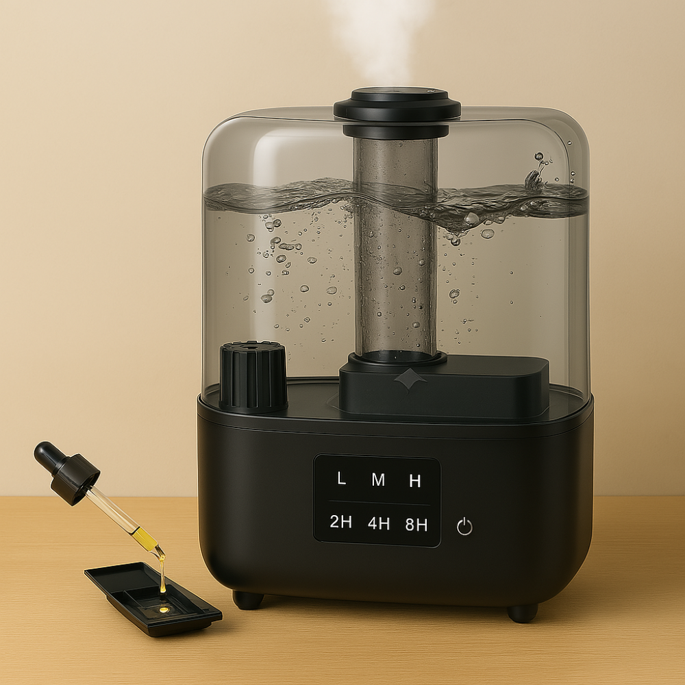 Ultrasonic 5L Top Fill Humidifiers With 360 Rotation Nozzle-Humiii