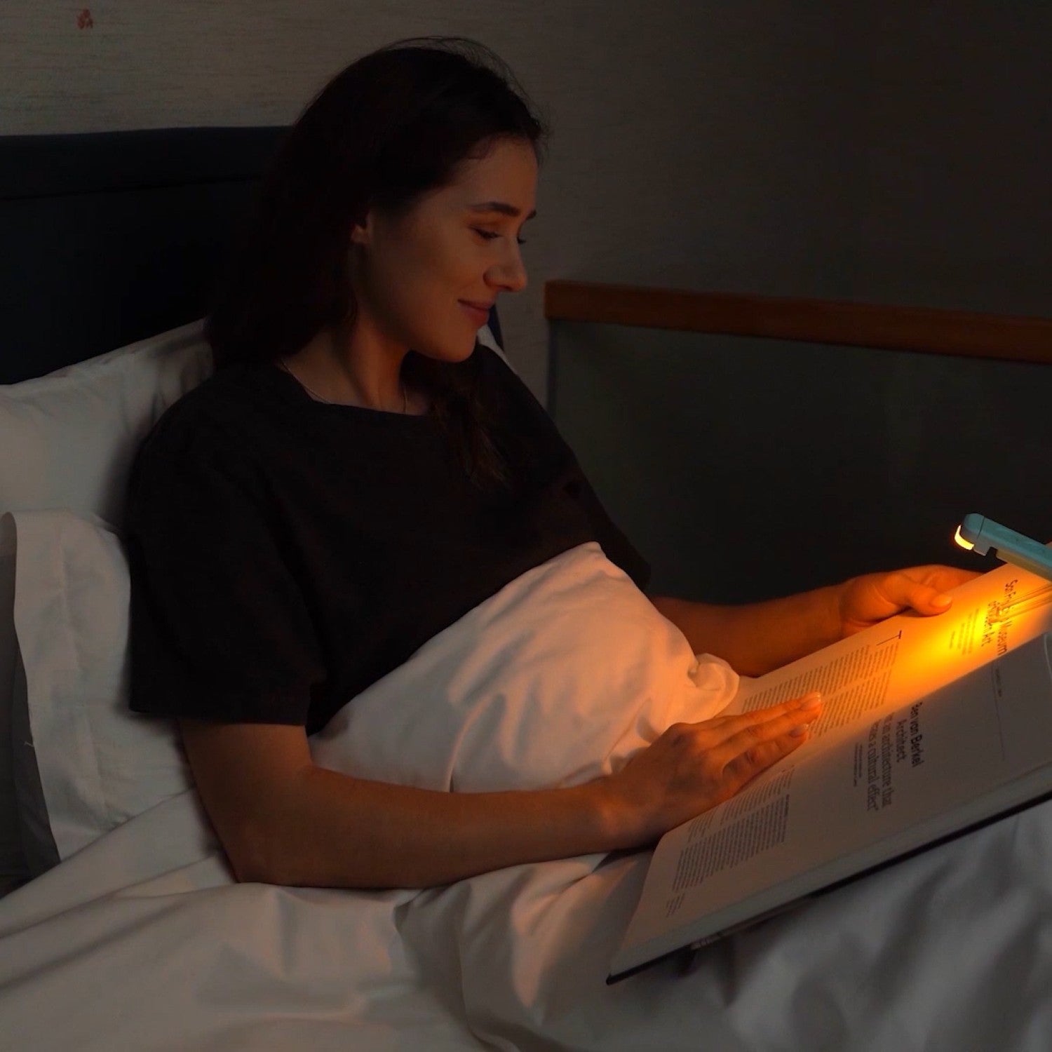 LED Clip On Book Lamp With Rechargeable Battery-Humiii