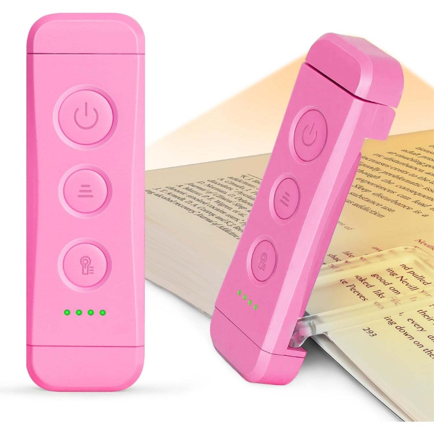 LED Clip On Book Lamp With Rechargeable Battery-Humiii