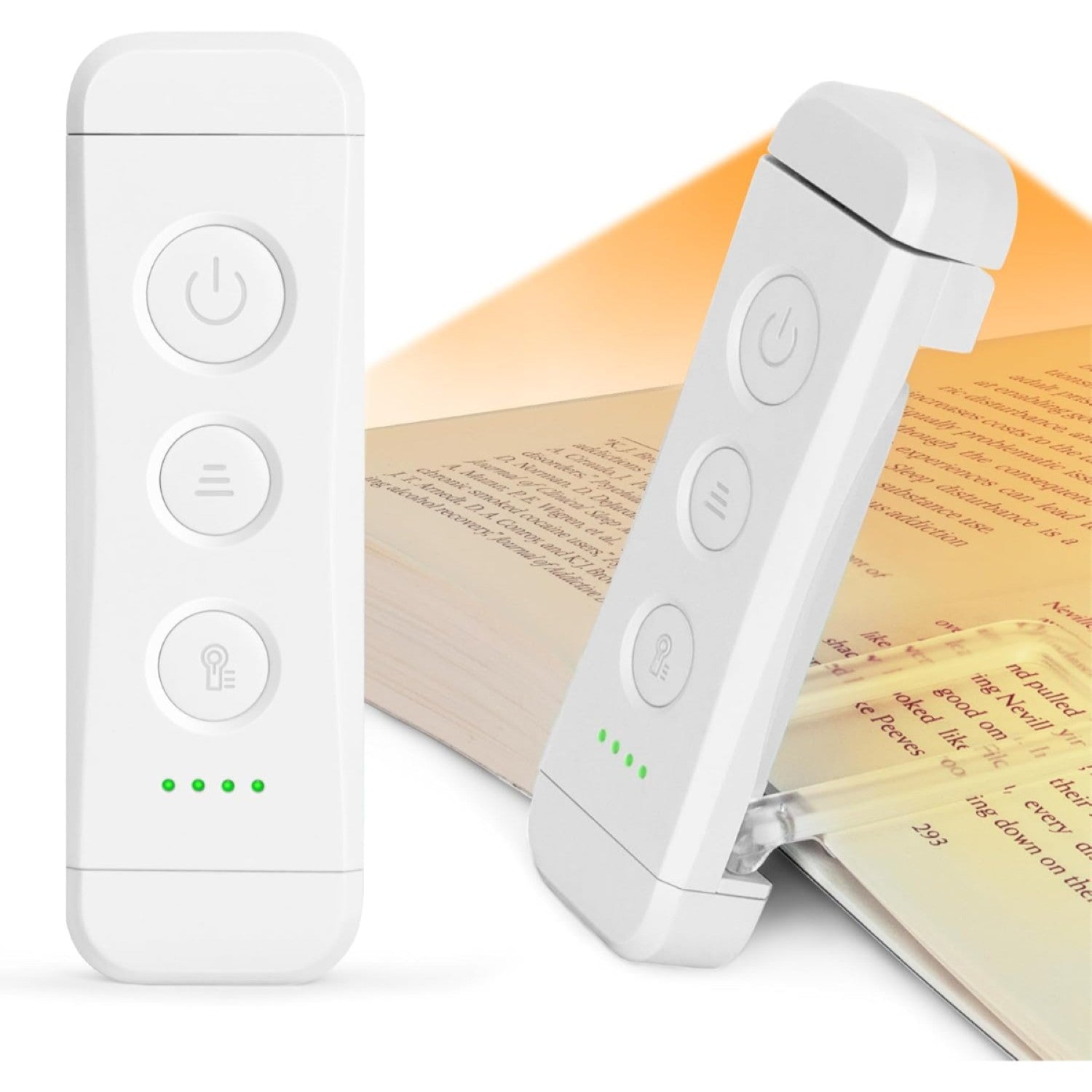 LED Clip On Book Lamp With Rechargeable Battery-Humiii