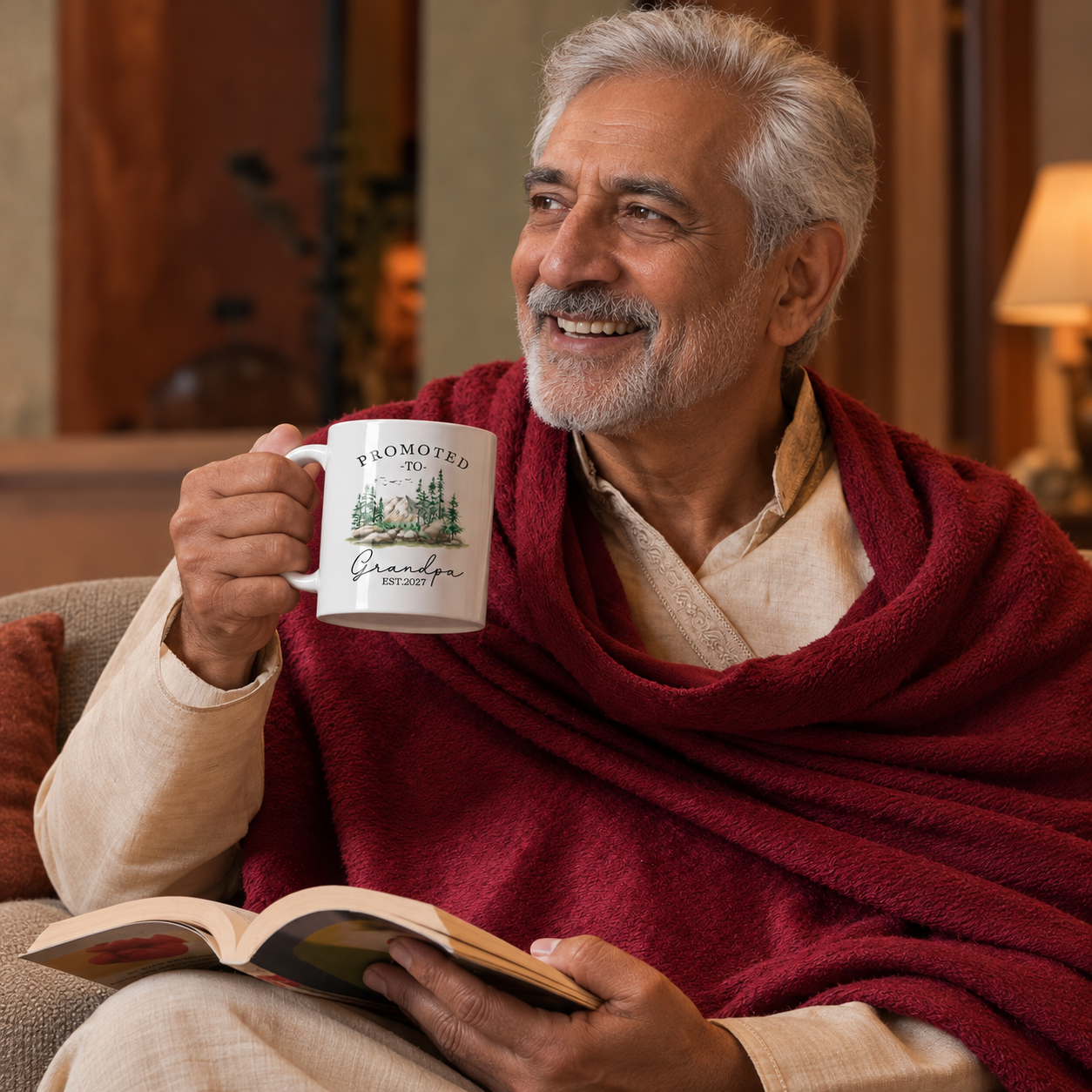 Grandparent Gift Mug Set For Christmas