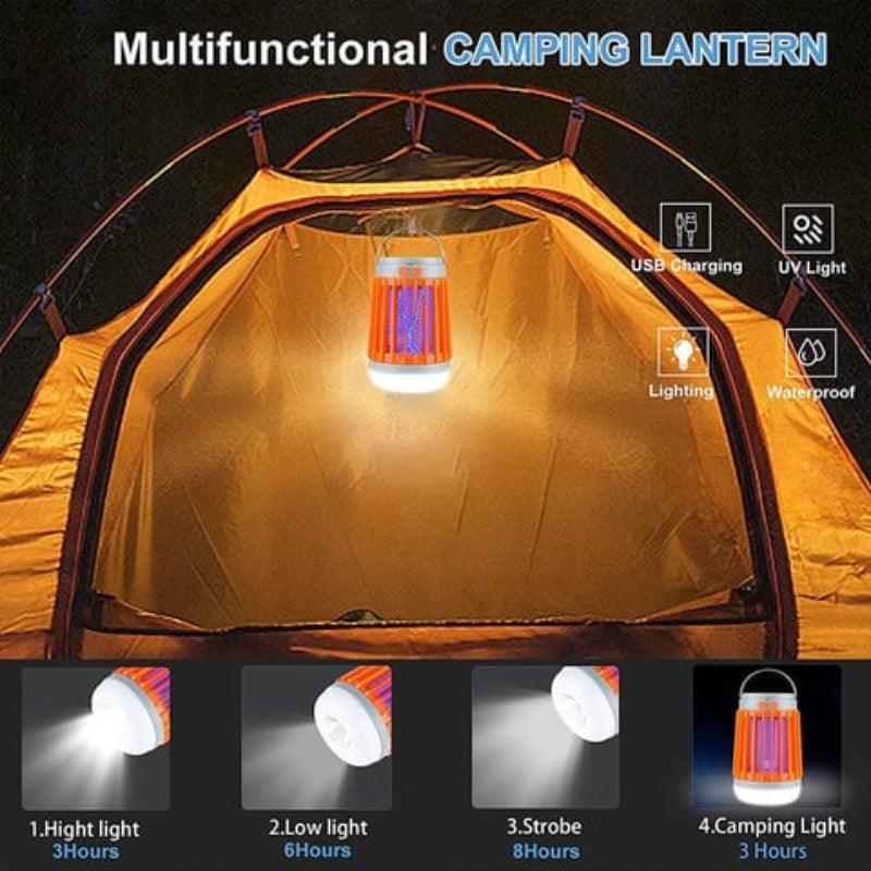 Solar Anti Mosquito Light Outdoor Zapper USB Rechargeable-Humiii