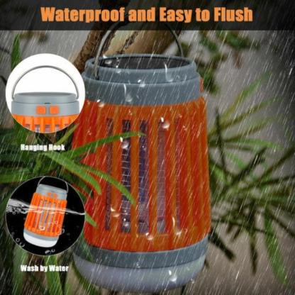 Solar Anti Mosquito Light Outdoor Zapper USB Rechargeable-Humiii