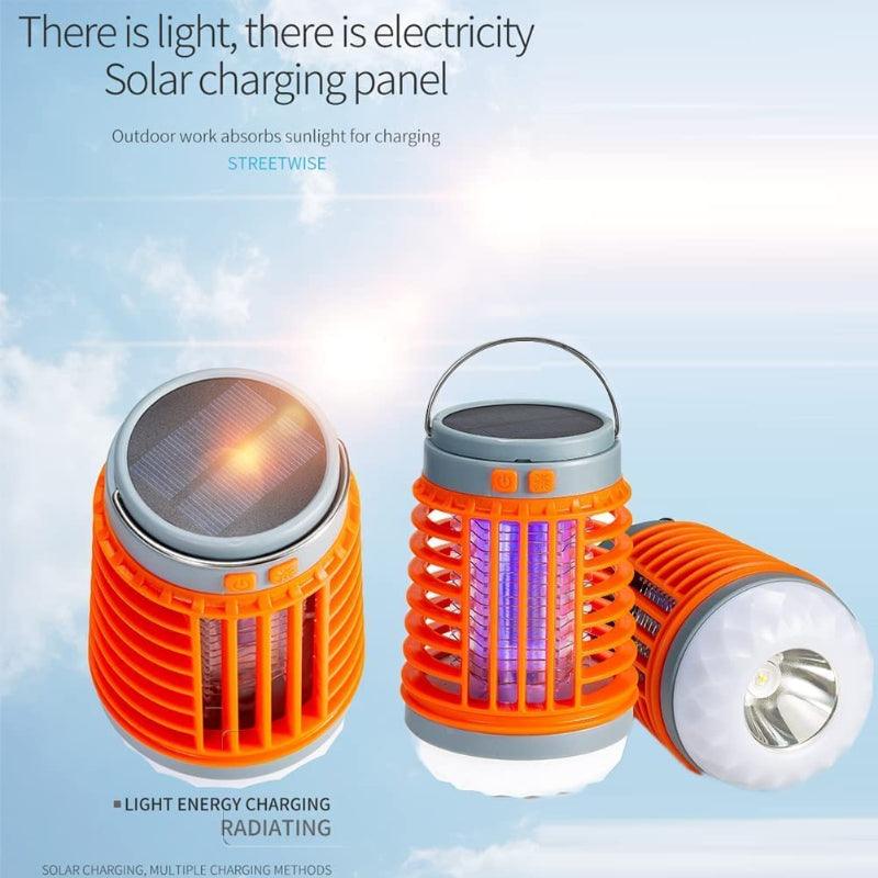 Solar Anti Mosquito Light Outdoor Zapper USB Rechargeable-Humiii
