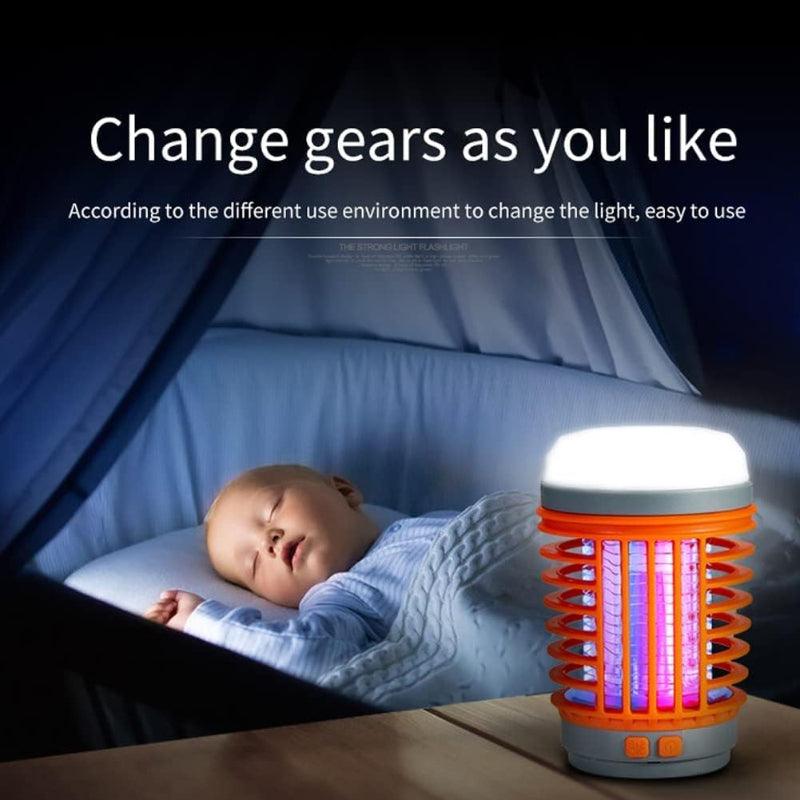 Solar Anti Mosquito Light Outdoor Zapper USB Rechargeable-Humiii
