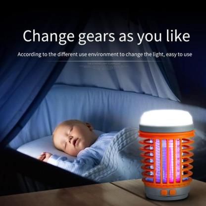 Solar Anti Mosquito Light Outdoor Zapper USB Rechargeable-Humiii
