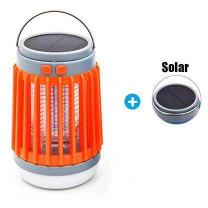Solar Anti Mosquito Light Outdoor Zapper USB Rechargeable-Humiii