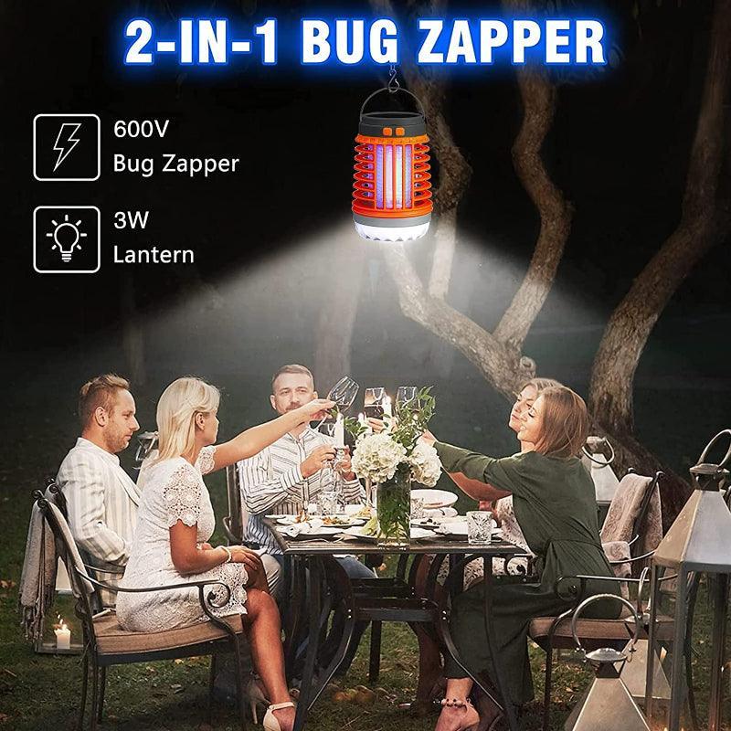 Solar Anti Mosquito Light Outdoor Zapper USB Rechargeable-Humiii