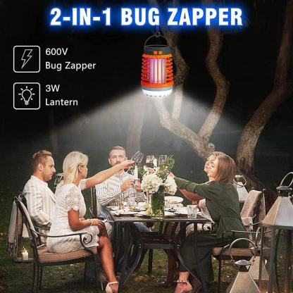 Solar Anti Mosquito Light Outdoor Zapper USB Rechargeable-Humiii