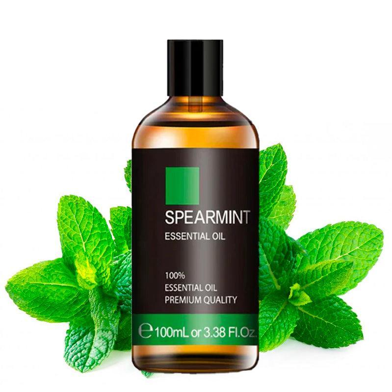 Spearmint Essential Oil 100ml Natural Mint Extract With Dropper-Humiii