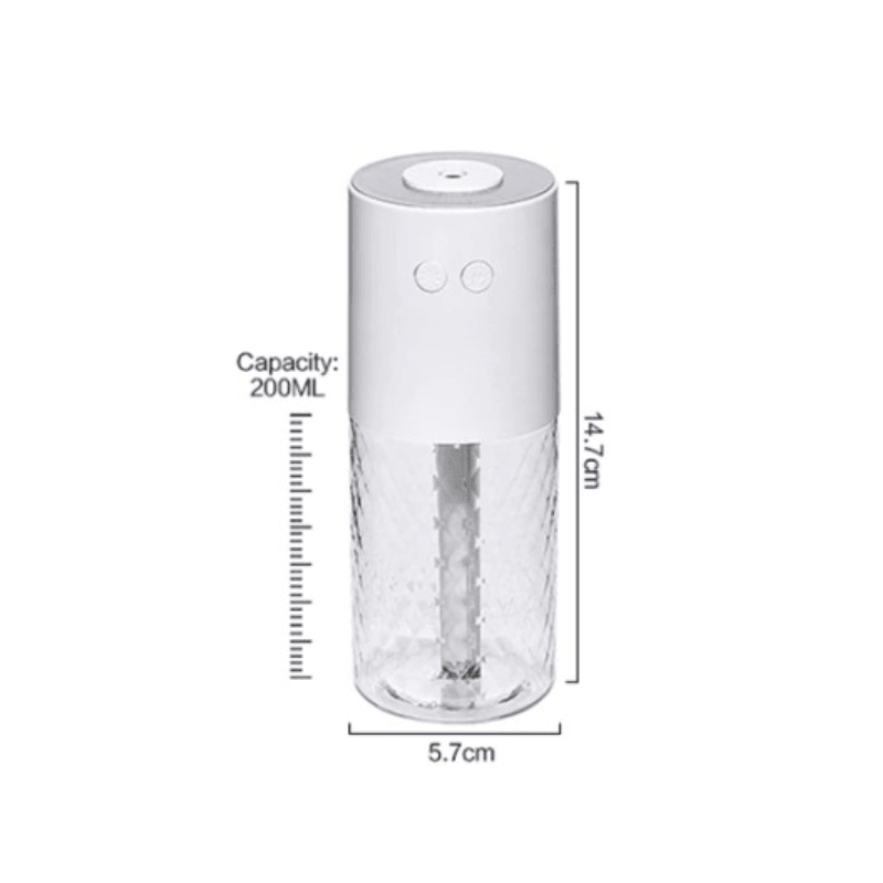 Wireless Car Air Humidifier Diffuser With Colorful LED-Humiii