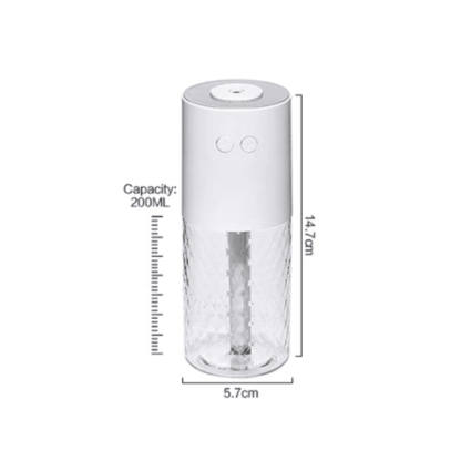 Wireless Car Air Humidifier Diffuser With Colorful LED-Humiii