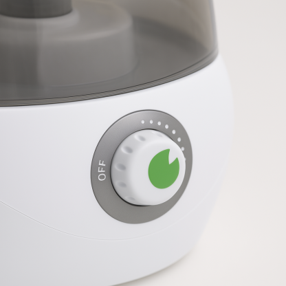 Compact Cool Mist Humidifier For Small Rooms And Filterless Design-Humiii
