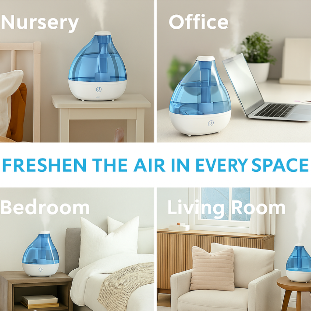 Ultrasonic Cool Mist Humidifier-Humiii