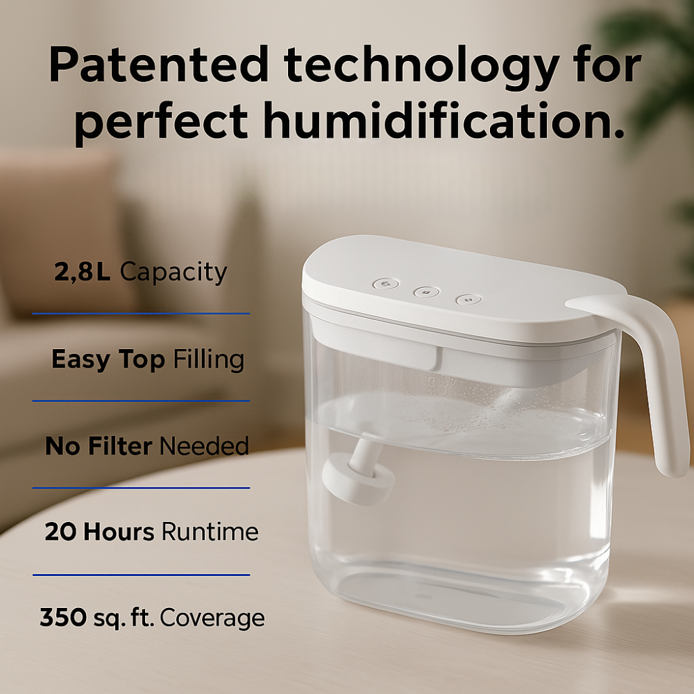 Mini 21P Ultrasonic Cool Mist Humidifier Whisper-Humiii