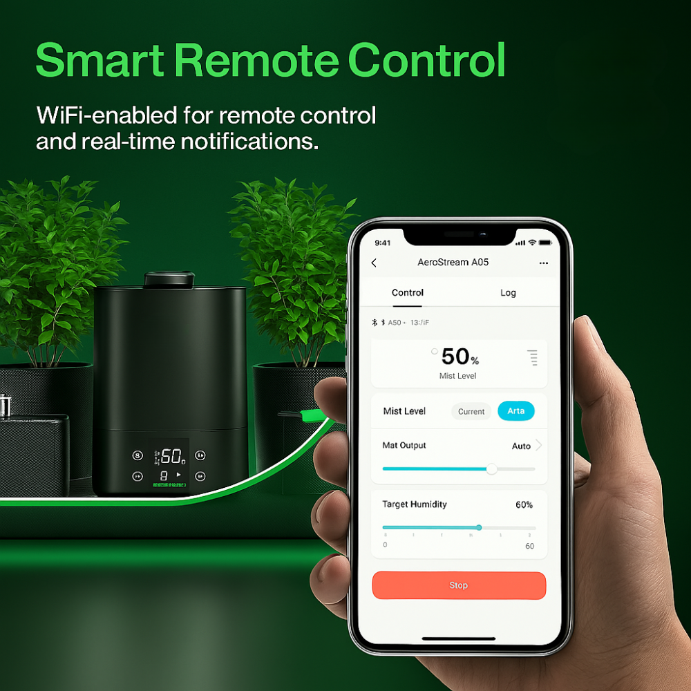 Intelligent Wi-Fi Smart Humidifier-Humiii