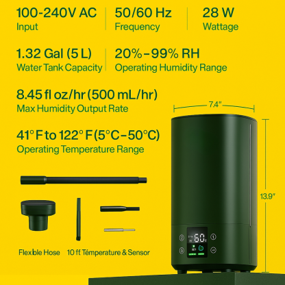 Intelligent Wi-Fi Smart Humidifier-Humiii