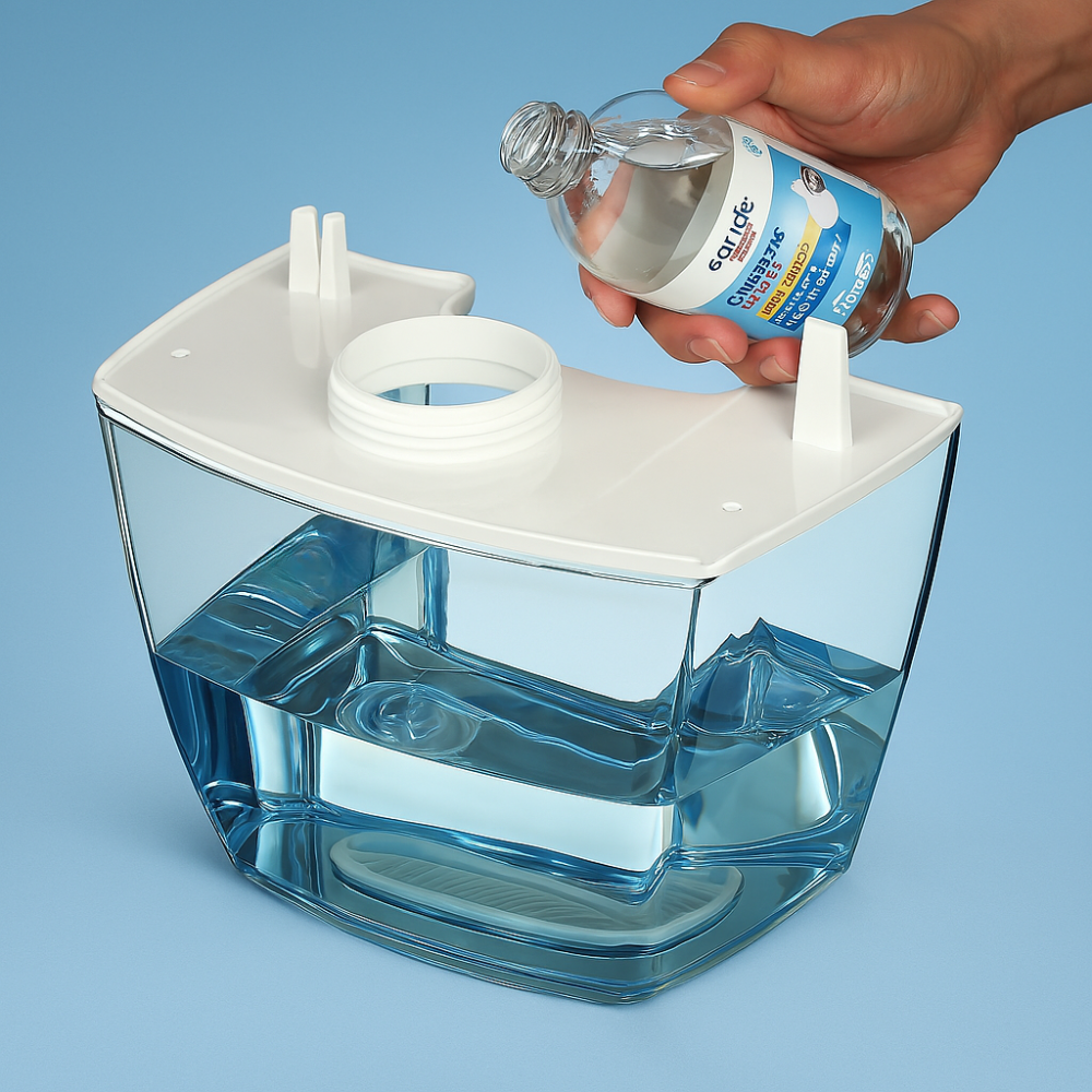 Equate 1 Point 1 Gallon Invisible Cool Mist Humidifier-Humiii