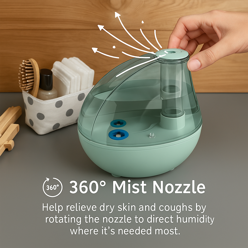 Ultrasonic Cool Mist Humidifier-Humiii