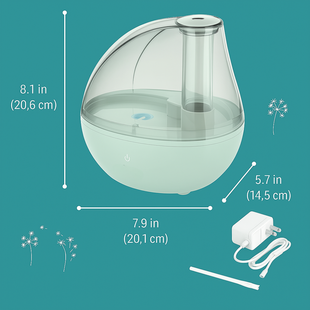 Ultrasonic Cool Mist Humidifier-Humiii