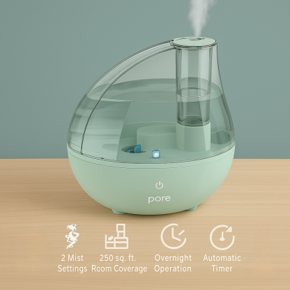 Ultrasonic Cool Mist Humidifier-Humiii