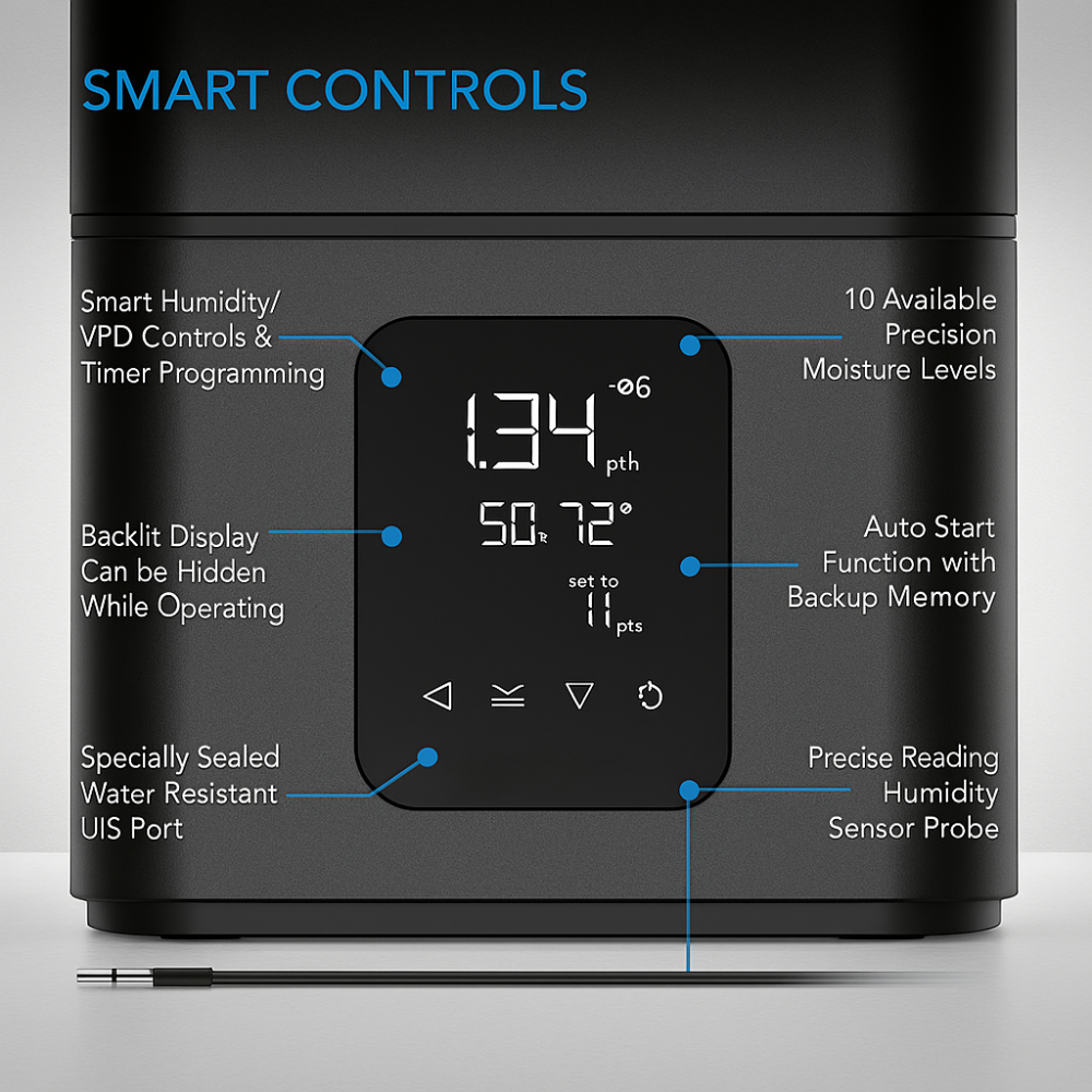 15L Environmental Plant Humidifier With Smart Controls-Humiii