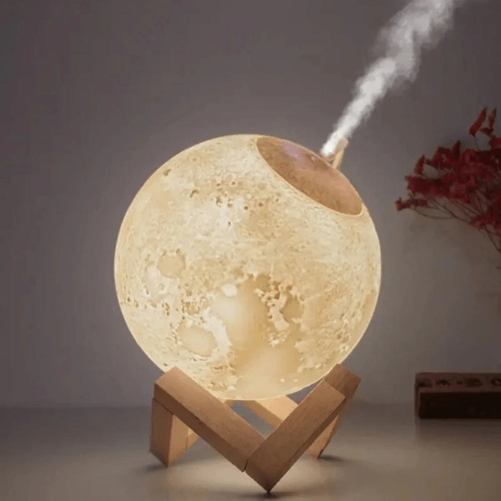 Moon Lamp Wooden Stand-Humiii