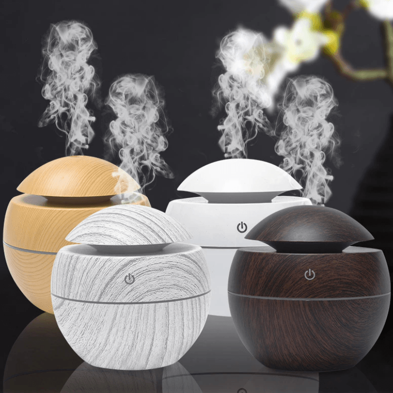 130ML USB Ultrasonic Cool Mist Humidifier + 7 LED Colour Changing lights-Humiii