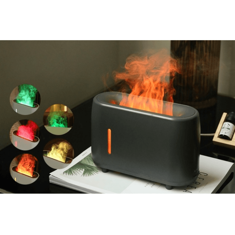Flame Air Humidifier With Timer And Remote Control-Humiii