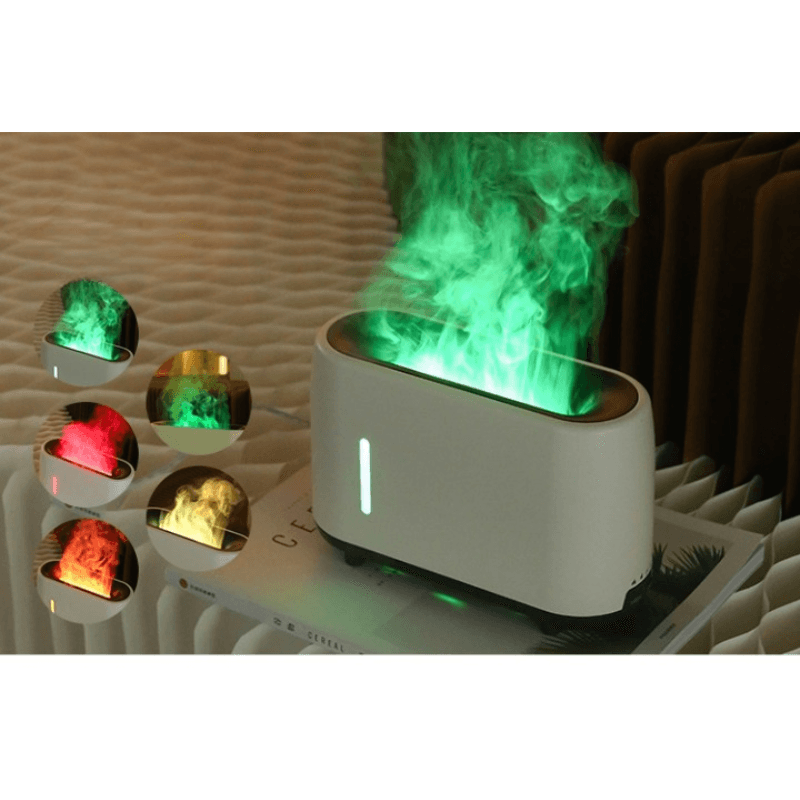 Flame Air Humidifier With Timer And Remote Control-Humiii