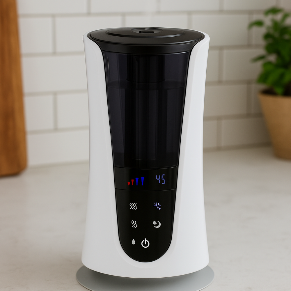 Deluxe Warm And Cool Mist Ultrasonic Humidifier-Humiii