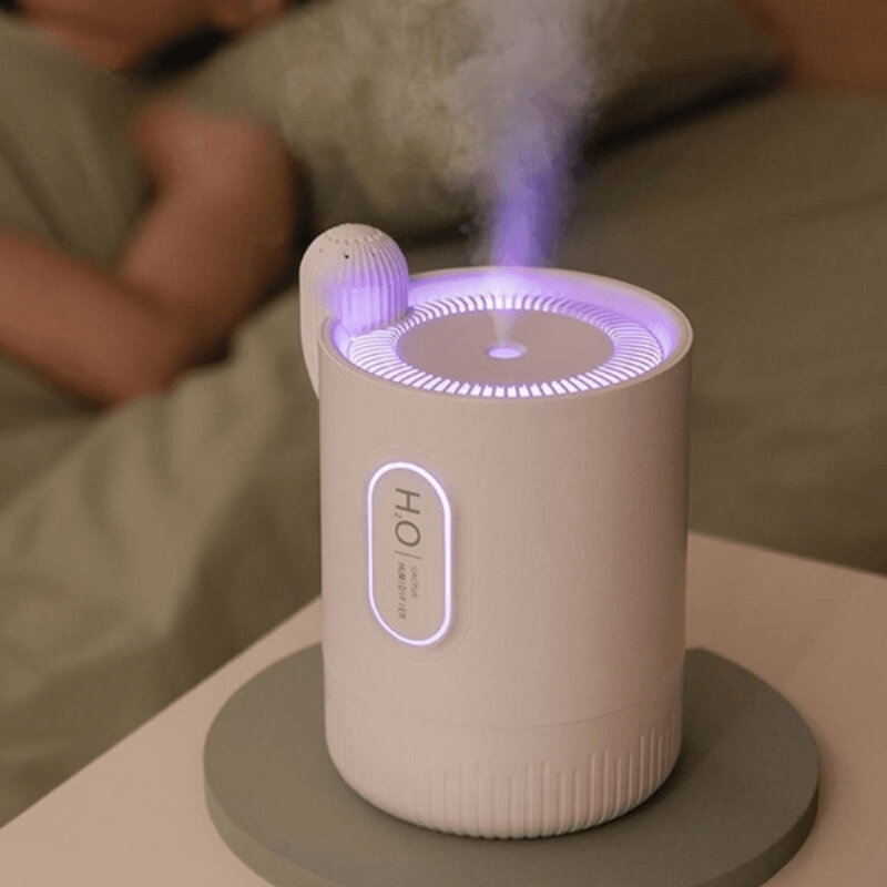 Portable  Air Humidifier With Ultrasonic Cactus Battery 330ml-Humiii