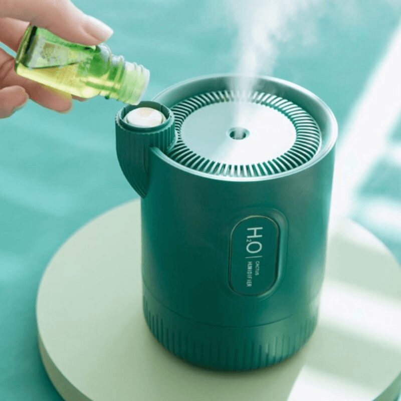 Portable  Air Humidifier With Ultrasonic Cactus Battery 330ml-Humiii