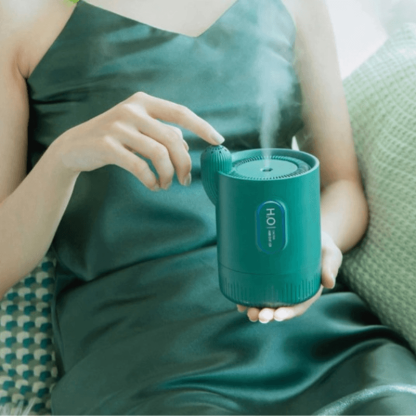 Portable  Air Humidifier With Ultrasonic Cactus Battery 330ml-Humiii