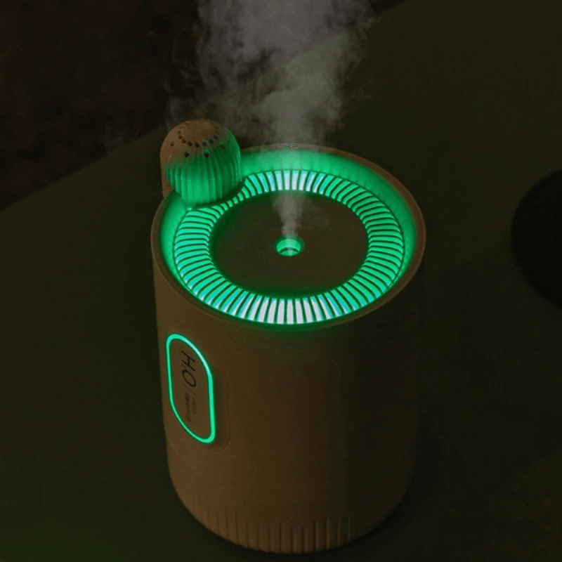 Portable  Air Humidifier With Ultrasonic Cactus Battery 330ml-Humiii