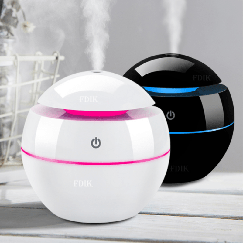 Mini Ultrasonic USB Diffuser with LED Night Lights-Humiii