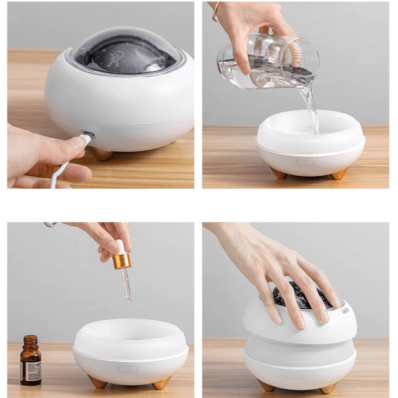 220 ML Ultrasonic Oil Diffuser Home Aromatherapy-Humiii