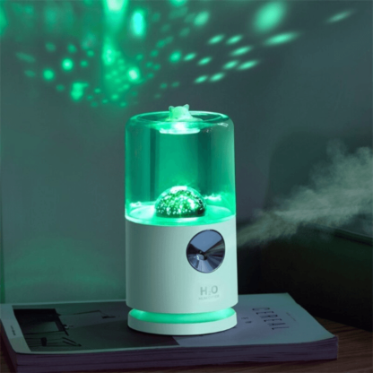 Automatic Rotary Air Humidifier With Wireless Charging Aromatherapy-Humiii