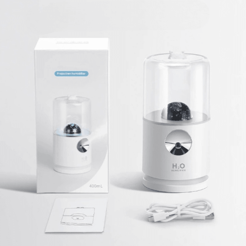 Automatic Rotary Air Humidifier With Wireless Charging Aromatherapy-Humiii