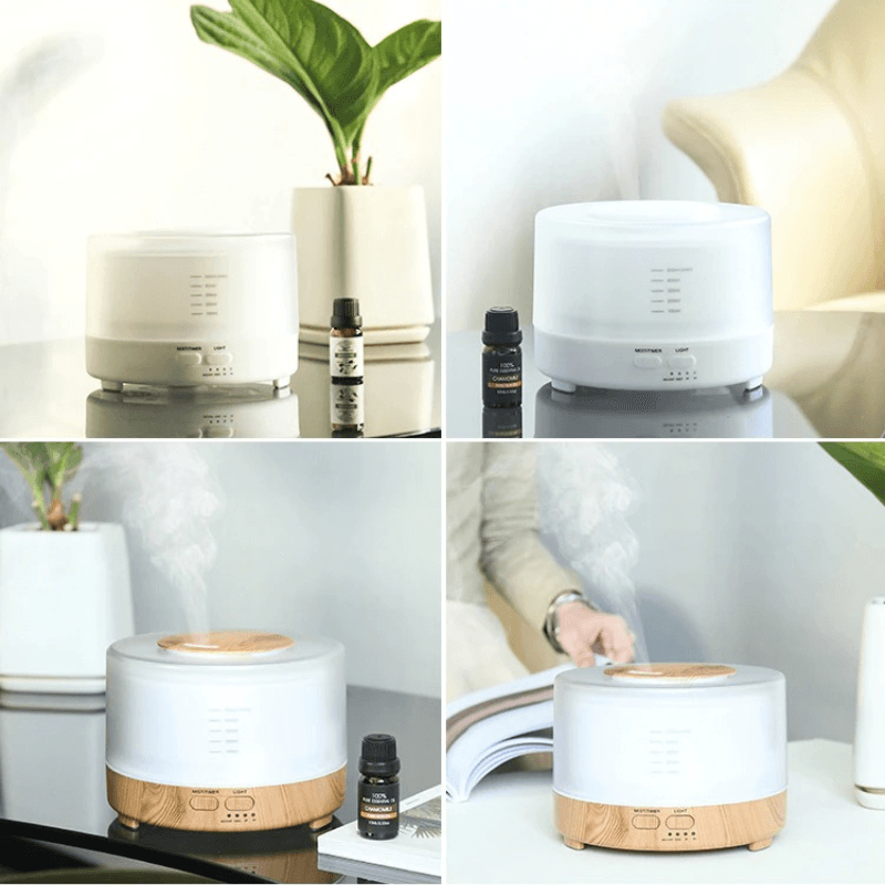 Aroma Diffuser Bluetooth Speaker With Essential Oils-Humiii